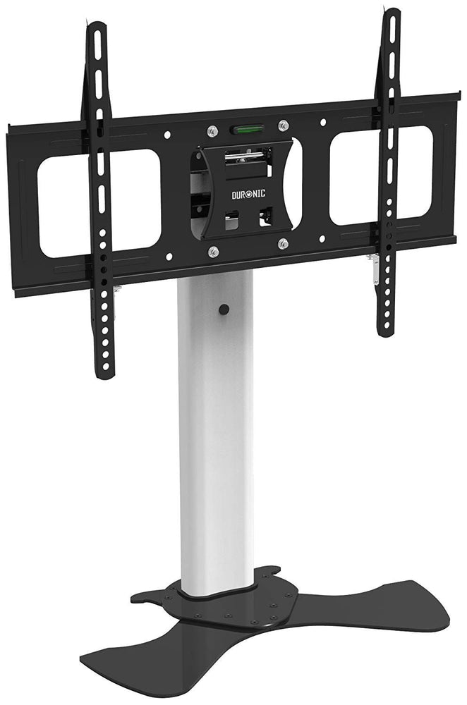 Duronic TV Stand TVS1D1 | Standing Mount for 37”-65” Flat Screen Television LCD/LED/OLED/QLED | Tilting -10°/+5° | VESA Up to 600x400 | Strong Heavy Duty | Max. 68kg Capacity | Universal Table Top Base