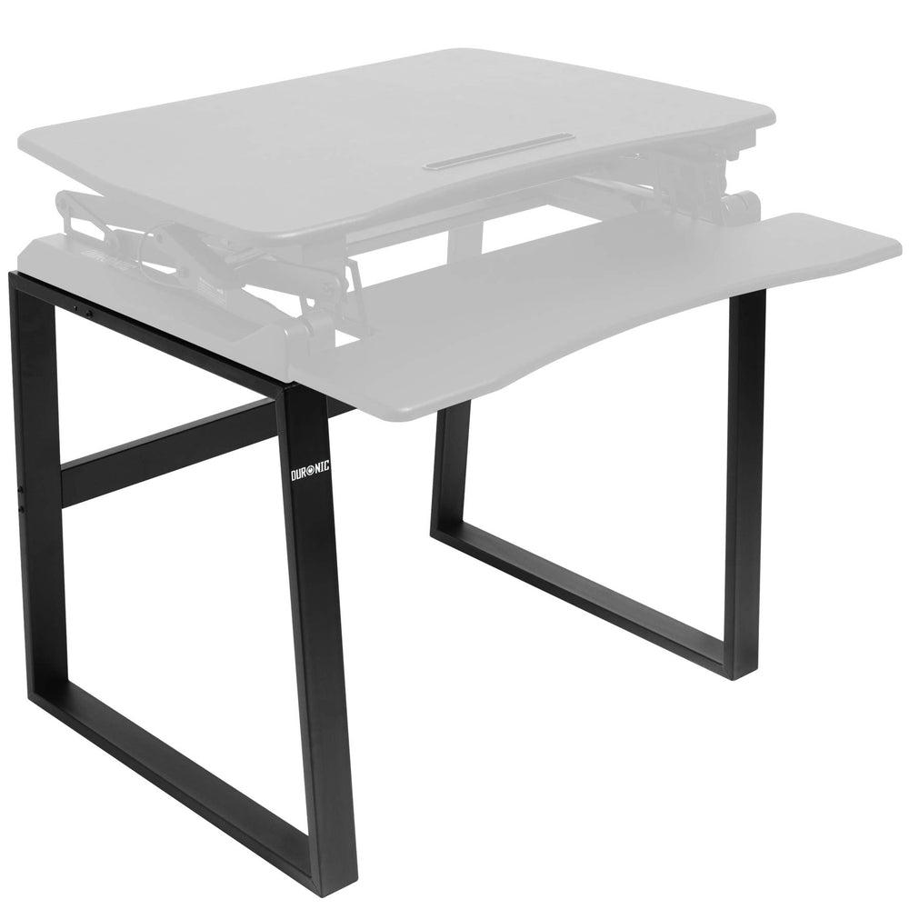 Duronic Sit-Stand Desk Frame DM05ST1.1 | Support Legs for PC Workstation | Computer Monitor and Keyboard Riser Platform | Adjustable | Compatible DM05D2, DM05D4, DM05D8 Desktop Converters