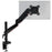 Duronic Gas-Powered Monitor Arm Stand DMG51X2 | Single PC Desk Mount | Height Adjustable | For One 15-27 Inch LED LCD Screen | VESA 75/100 | 8kg Capacity | Tilt -90°/+85°, Swivel 180°, Rotate 360°