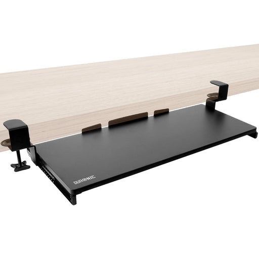 Duronic Keyboard Drawers DKTPX2 Desk Extender with Keyboard Pull Out Tray Ergonomic Under Desk Drawer for Keyboards Mouse Improved Posture