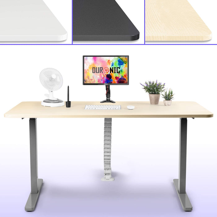 Duronic Sit Stand Desk Top TT187 NL | Standing Desk Table Surface Only | Desktop Height Adjustable Desk Frames | Ergonomic Office Furniture | NATURAL | 180cm x 70cm