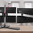 Duronic Monitor Arm Stand DM753 | Triple Freestanding PC Desk Mount | BLACK | Height Adjustable | For Three 15-24 LED LCD Screens | VESA 75/100 | 8kg Capacity | Tilt -15°/+15°, Rotate 360°
