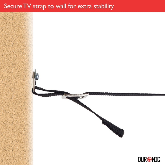 Duronic TV stand safety strap TVSAFE1 Baby Kids Children safety product lock - Reduces the risk of your TV tipping over