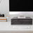 Duronic Monitor Stand Riser with Drawers DM073 | Laptop and Screen Platform & Desktop Organiser | Metal Support for PC Computer Monitor | Ergonomic Office Desk Shelf | 10kg Capacity | Black | 40x30cm