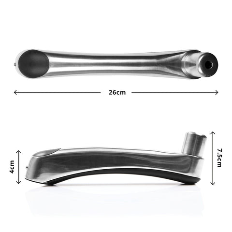 Duronic Spare Arm for Monitor Arm Stand with dimensions: 26cm length, 4cm width, and 7.5cm height.