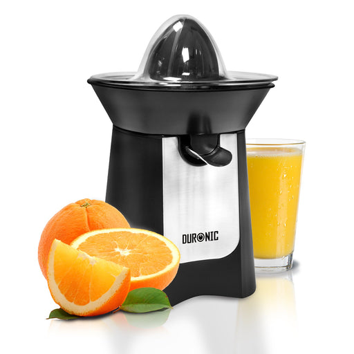 Duronic Citrus Fruit Juicer JE6BK Black 100W Powerful Citrus Press Juicer/Juice Squeezer Extractor with Dripless Spout…