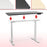 Duronic Sit Stand Desk Frame TM22 WE | Electric Standing Office Table | Frame ONLY | Height Adjustable 71-116cm | Ergonomic Workstation | WHITE | Memory Function | Dual Motor / 2 Stage