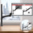 Duronic Monitor Arm Stand DM451X3 | Single PC Desk Mount | Aluminium | Height Adjustable | For One 13-27 LED LCD Screen | VESA 75/100 | 13kg Per Screen | Tilt -90°/+45°, Rotate 360°