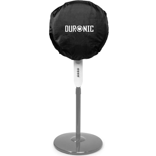Duronic FAN COVER for 16 Inch & 12 Inch Fans, Suitable for Pedestal Fans and Desktop Fans, Wipe Clean Dust Cover for Electric Fans – black