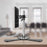 Duronic Monitor Arm Stand DM751 | Single Freestanding PC Desk Mount | BLACK | Height Adjustable | For One 15-24 LED LCD Screen | VESA 75/100 | 8kg Capacity | Tilt -15°/+15°,Swivel 60°,Rotate 360°