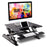 Duronic Sit-Stand Desk DM05D19 | Height Adjustable Office Workstation | 72x56cm Platform | Raises from 16-42cm | Riser for PC Computer Screen, Keyboard, Laptop | Ergonomic Desktop Table Converter