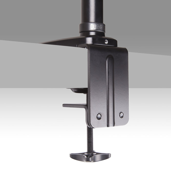 Duronic DM45 DM55 30cm Pole | Compatible with All Duronic Monitor Desk Mount Arms | Black | Steel | Short | 300mm Length | 32mm Diameter | Clamp Included