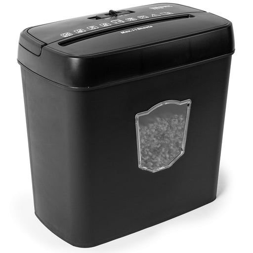 Duronic Paper Shredder PS712 | Cross Cut | Electric | 5X A4 Sheets at a Time | 12L Bin | 200W Power | GDPR: Protects Against Data Theft | Thermal Overload Protection | Secure and Efficient Shredding