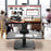 Duronic Sit-Stand Desk DM05D14 | Height Adjustable Office Workstation | 65x51cm Platform | Raises 7-44cm | Riser for PC Computer Screen and Keyboard | Ergonomic Desktop Converter with Screen Mount