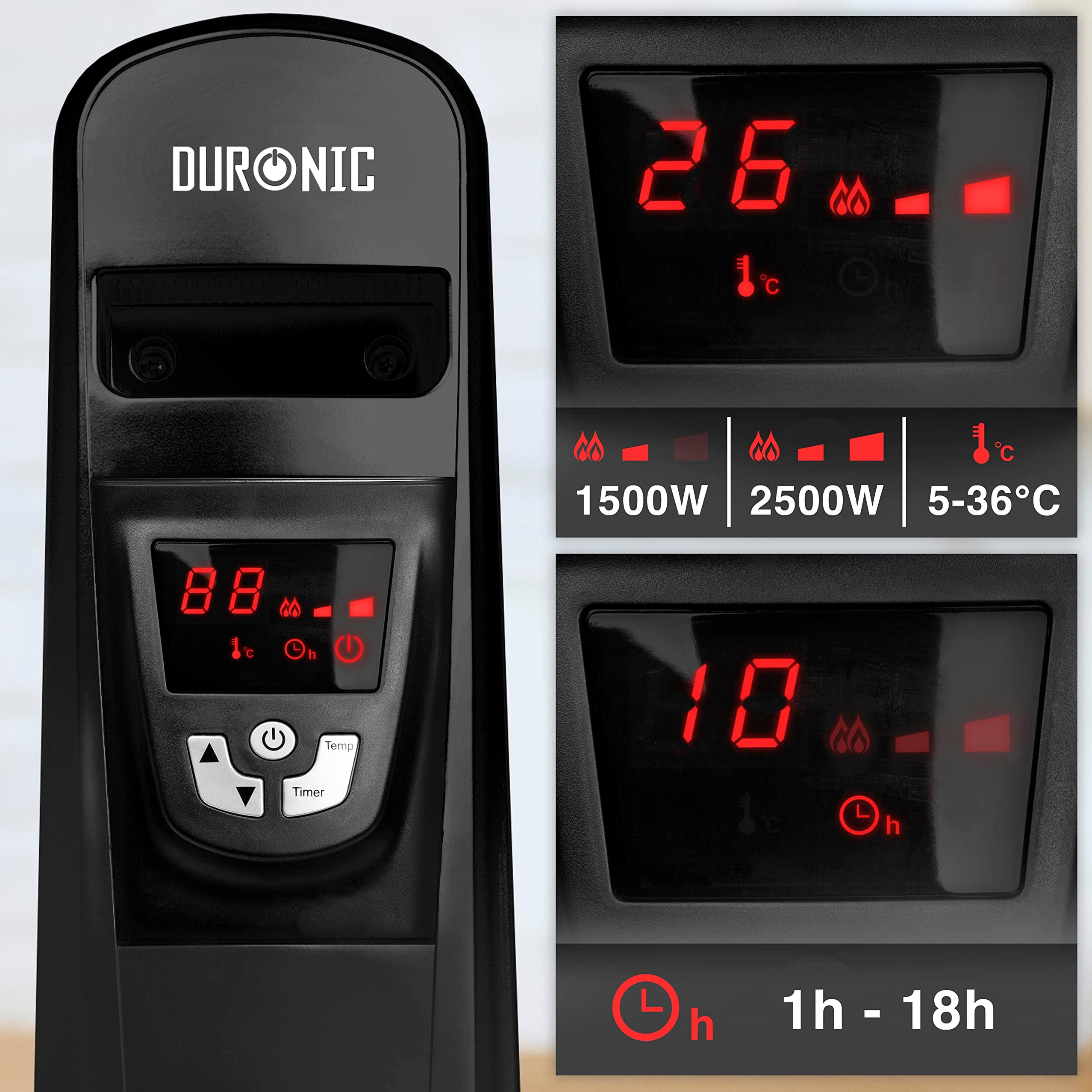 Duronic HV102 Ceramic Fan Heater