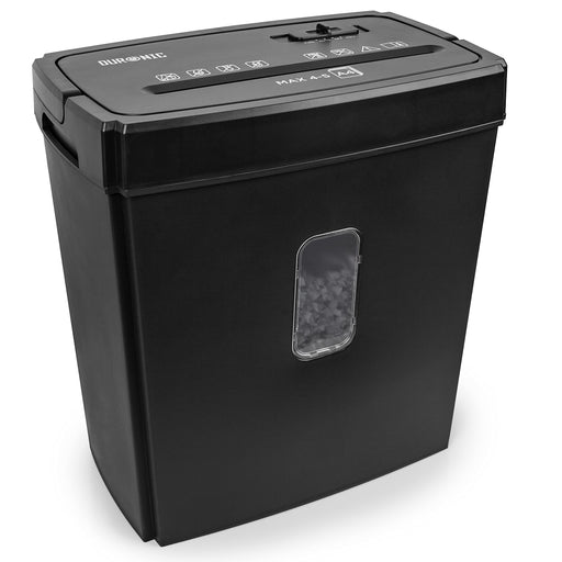 Duronic Paper Shredder PS657 5x A4 Sheets at a Time Cross Cut Electric 15L Bin 170W Power GDPR: Protects Against Data Theft Thermal Overload Protection Paper Shredders