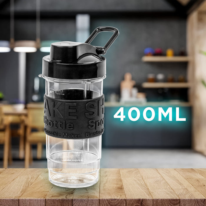Duronic Blender Spare Bottle 400ml BB4, 400ml Water Bottle For Duronic BL530 and BL540 Blenders Only, BPA Free, Ideal for Camping, Gym, Travel, Hiking - Medium