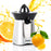 Duronic Citrus Fruit Juicer JE6SR Silver 100W Powerful Citrus Press Juicer / Juice Squeezer Extractor with Dripless Spout
