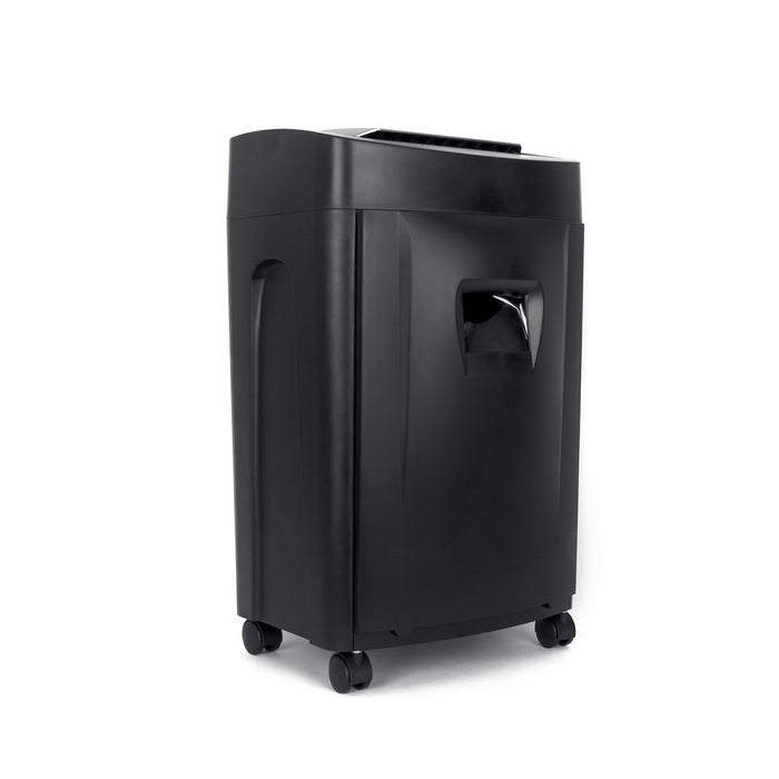Duronic Paper Shredder PS410 | 6-8 A4 Sheets at a Time | Micro Cut | Electric Shredder | GDPR Compliant: Protects Against Data Theft | 14 Litre Bin | Thermal Overload Protection | for Home or Office