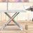 Duronic Sit-Stand Desk DM05D11 WE [WHITE] | Height Adjustable Office Workstation | 74x43cm Platform | Raises from 5-40cm | Riser for PC Computer or Laptop | Ergonomic Desktop Table Converter