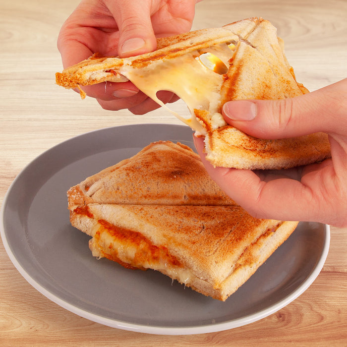Duronic 2-in-1 Toastie Maker TM60, Deep Fill Toasted Sandwich and