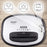 Duronic Paper Shredder PS591 | 16-20x A4 Sheets at a Time | Destroys 1 Credit Card/CD/DVD | Cross Cut | Electric | 33L Bin | GDPR: Protects Against Data Theft | Thermal Overload Protection