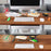 Duronic Monitor Stand Riser DM071 | Laptop and Screen Platform for Desktop | Metal Support for a TV Screen or PC Computer Monitor | Ergonomic Office Desk Shelf | 10kg Capacity | Black | 37cm x 24cm