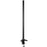 Duronic 30cm Pole with heavy-duty C-clamp base and sleek matte black finish.
