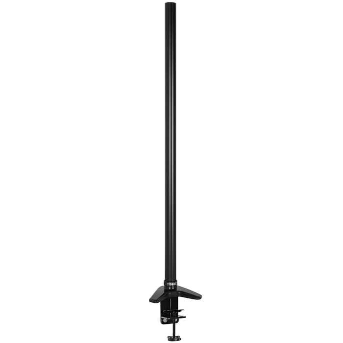 Duronic 30cm Pole with heavy-duty C-clamp base and sleek matte black finish.
