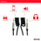 Duronic Aux Cable 3M with icons highlighting its compatibility for connecting phones to cars, speakers, and headphones.