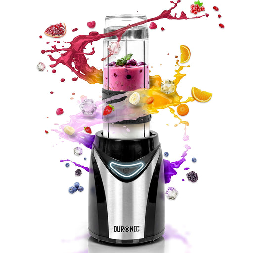 Duronic BL530 mini blender for blending smoothies, milkshakes, juice, baby food, protein shakes