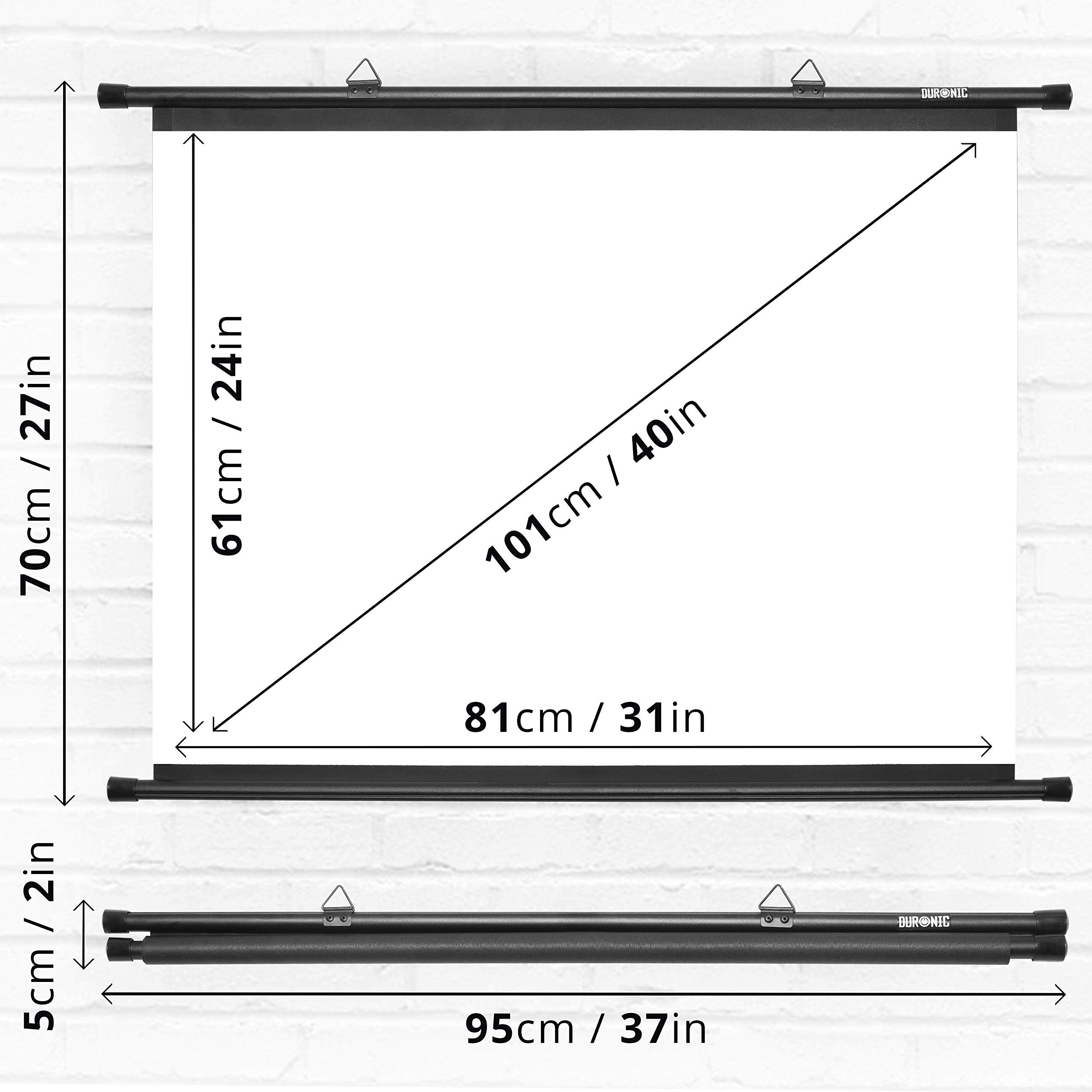 Duronic Projector Screen FFPS150/169 | 150-Inch Fixed Frame Projection ...