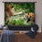 Duronic BPS40 /43 screen for projector watching nature documentary wildlife tigers