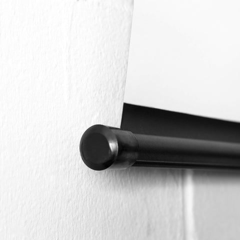 Duronic BPS50/43 projector screen mounted on wall with included fixings