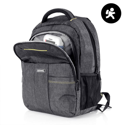 Duronic Blood Pressure Monitor being tucked into a duronic backpack