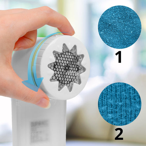 Duronic Bobble Remover to safely remove lint and pilling from various fabric textures.