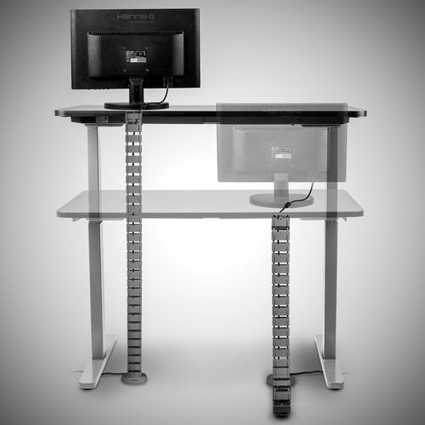 Duronic Cable Management Spine in a  adjustable standing desk