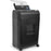 Duronic Cross Cut Paper Shredder with 100-sheet capacity tray, credit card slot, and rolling wheels.