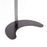 Duronic DM25D Stand for Pole with a sleek matte finish and silver support pole.