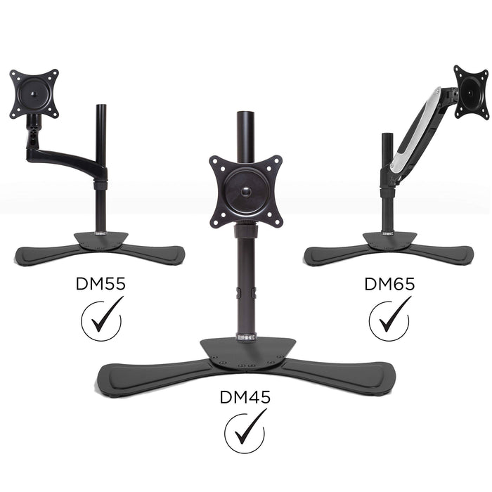 Duronic DM75 Stand for Pole featuring adjustable arms and stable v-shaped bases.