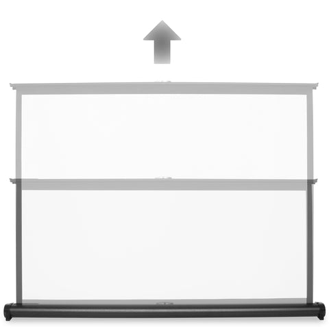 Duronic DPS40/43 projection screen adjustable height to suit your preference for home, office, school