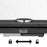 Duronic DPS40/43 projector screen with safety lock to ensure projection screen casing stays secure when not in use