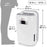 Duronic Dehumidifier with a dimension of length, width and height