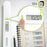 Duronic Digital Height Tape Measure with 10x memory storage feature shown on notepad.