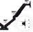 Duronic Dual Monitor Arm Stand highlighting swivel angles, 360-degree rotation, and tilt capabilities.