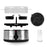 Duronic EB35 BK electric egg cooker deconstructed to show each individual part of the egg boiler