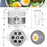 Duronic EB35 WE electric egg cooker dimensions length, width, height to cook 7 eggs 