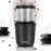 Duronic Electric Coffee Grinder with a sleek black base and a stainless steel blending cup.