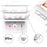 Duronic Electric Food Steamer filled with two tiers, 870W power, and 1200ml max water inlet capacity.