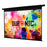 Duronic Electric XXL Projector showing a vibrant, colorful festival crowd with the company logo text overlay.Screens